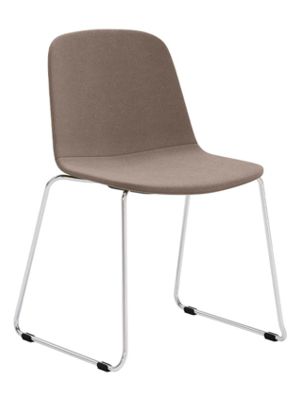 Loria side shell for upholstery with sleigh frame